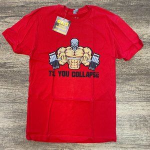 Throwback Til You Collapse T-shirts- Red